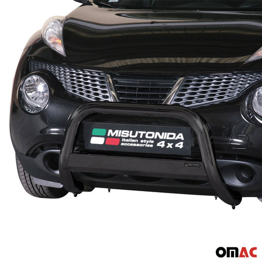 Frontbügel Frontschutzbügel für Nissan Juke 2010-2025 ø63mm Stahl Schwarz Schutz