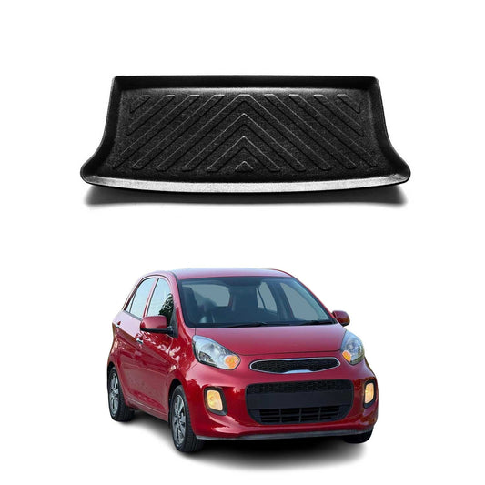 Kofferraumwanne Laderaumwanne für Kia Picanto 2011-2017 Schrägheck 5tür Gummi