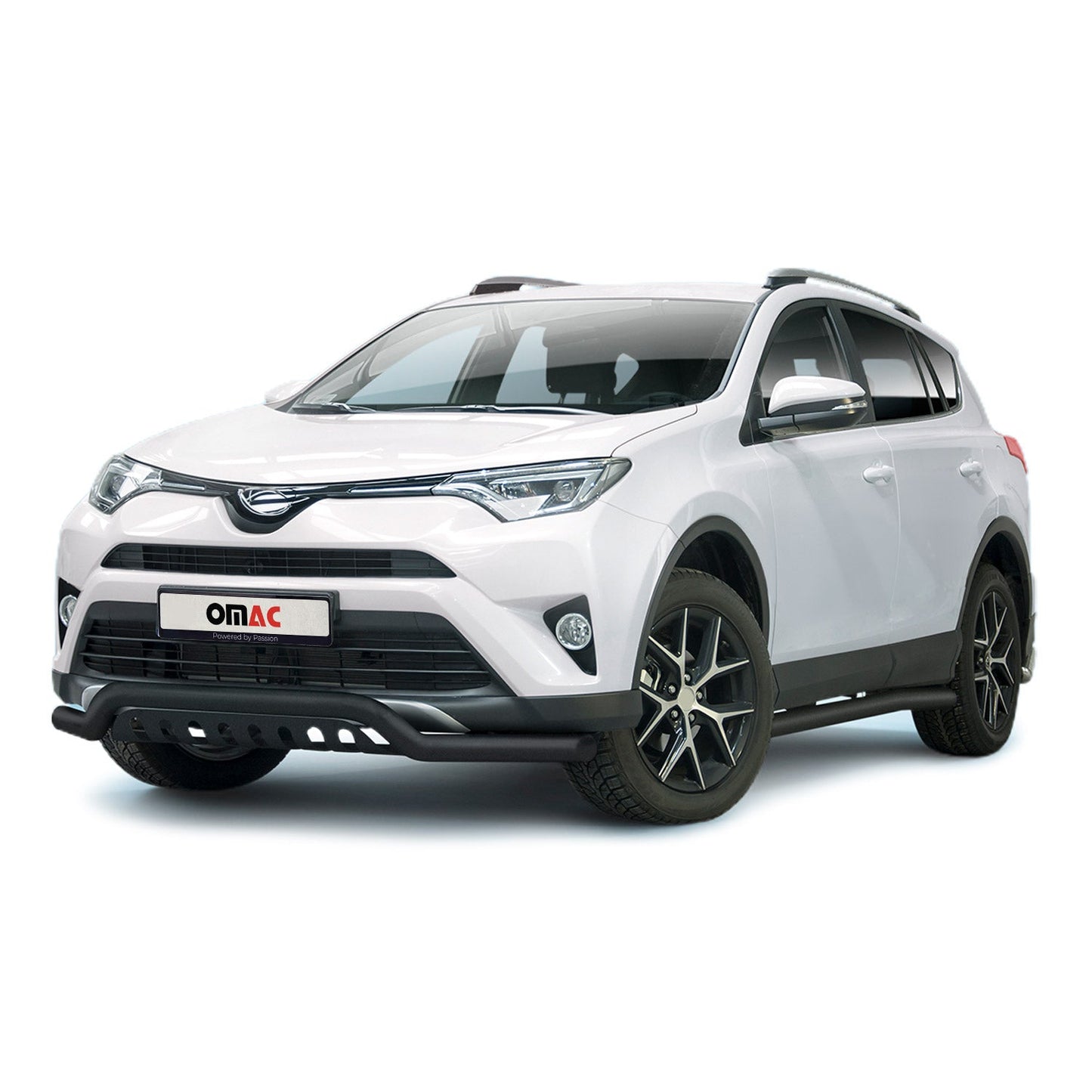 Frontschutzbügel Frontbügel für Toyota RAV4 2016-2025 mit ABE Stahl Schwarz