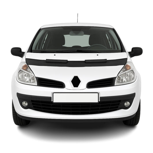 Haubenbra Steinschlagschutz Bonnet Bra für Renault Clio 2005-2008 Halb Schwarz