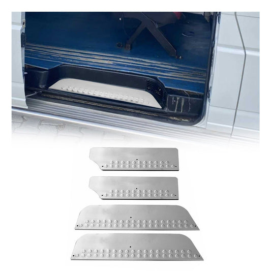 Ornamente prag ușă pentru VW Caravelle T4 1990-2003, oțel inoxidabil, argintiu, 3x