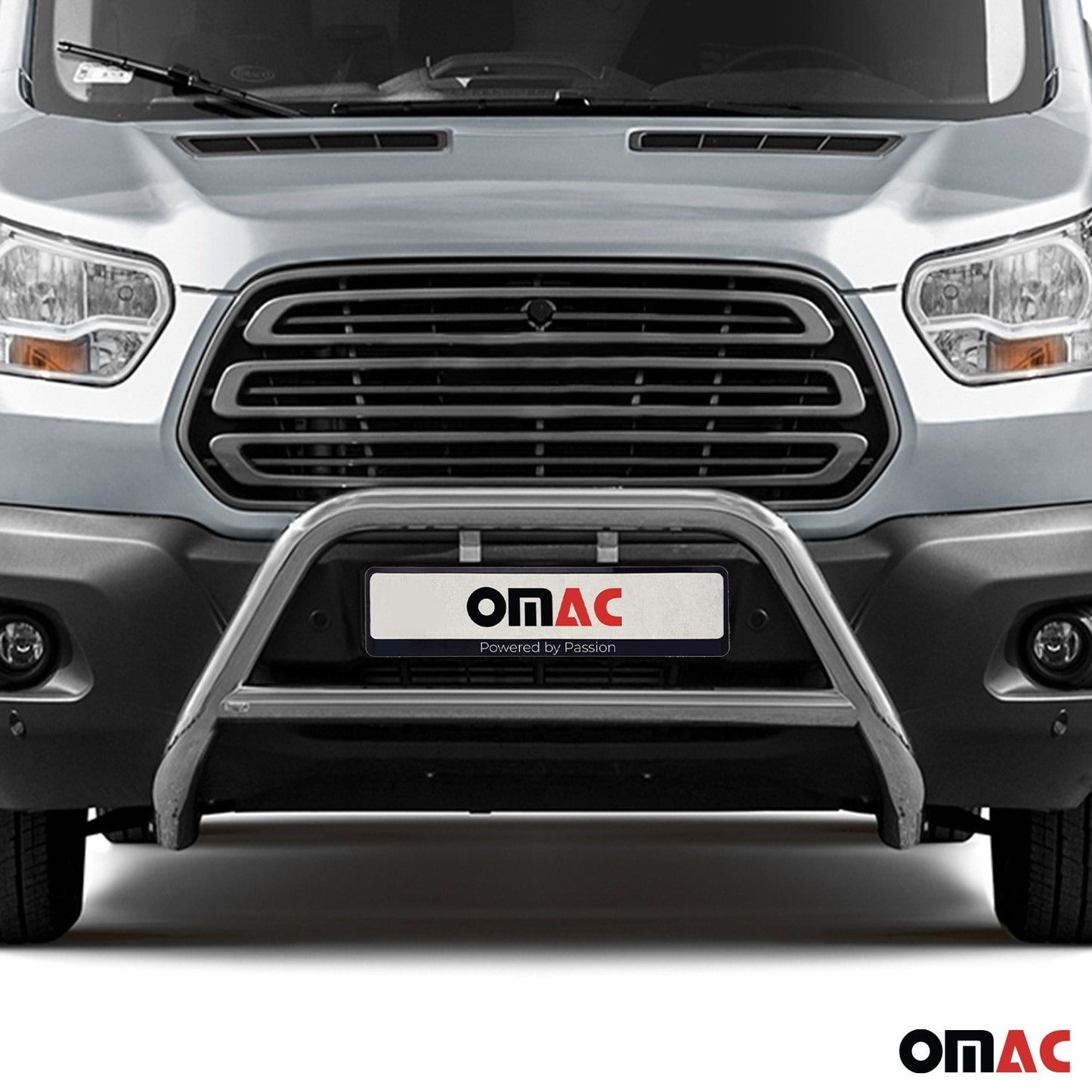 Frontbügel Frontschutzbügel für Ford Transit 2014-2025 mit ABE Stahl Silber