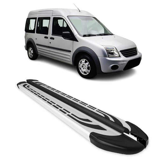 Trittbretter Schweller Seitenbretter für Ford Connect 2002-2013 L2 Langer Alu