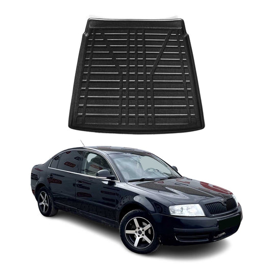 Protecție portbagaj/căptușeală bagaje pentru Skoda Superb 2001-2008 Sedan, cauciuc TPE