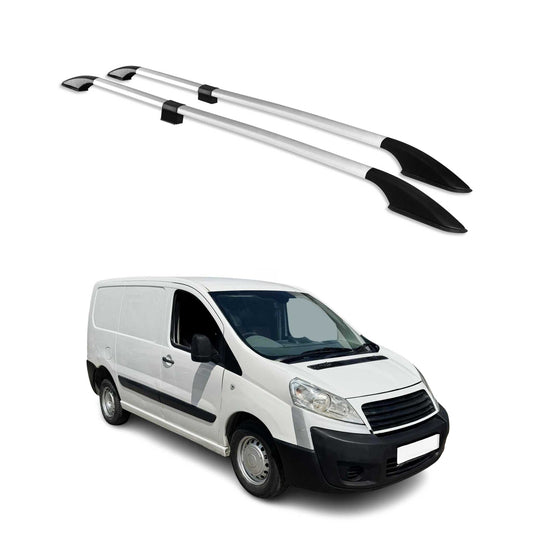 Dachreling Dachgepäckträger Relingträger für Fiat Scudo 2006-2016 L1 Alu Silber