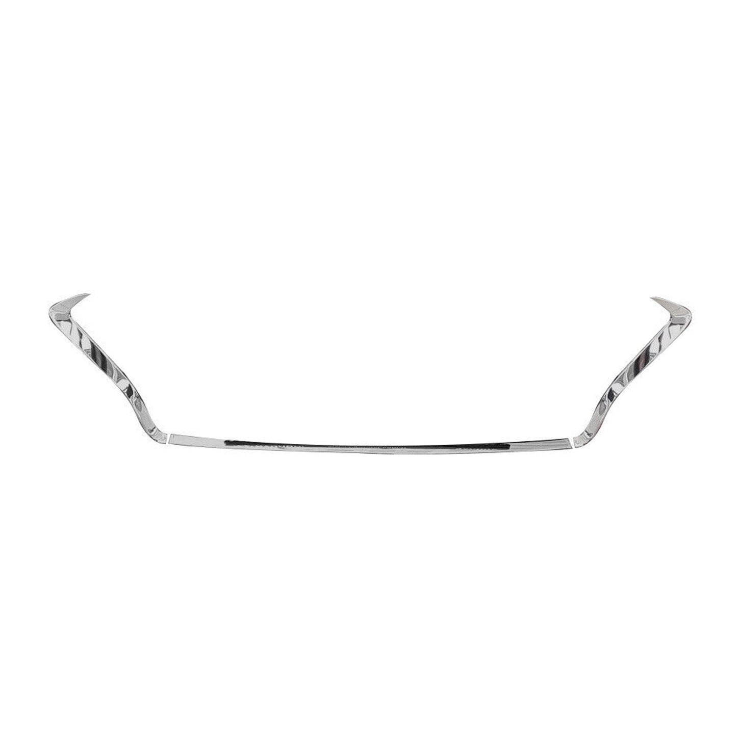 Benzi decorative grilă auto pentru Hyundai i20 2018-2021, oțel inoxidabil, argintiu, 3 bucăți