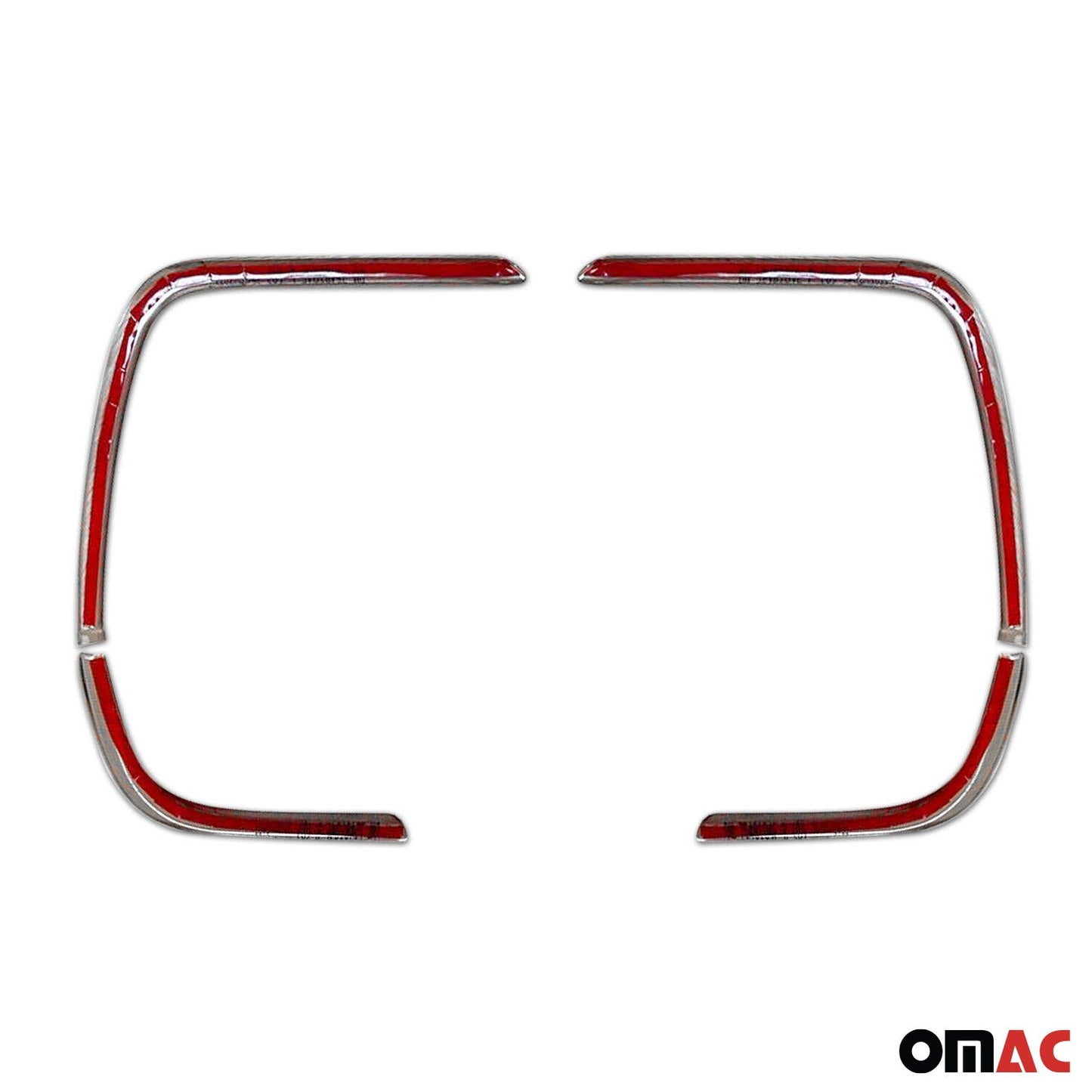 Nebelscheinwerfer Rahmen Umrandung für VW Tiguan 2020-2024 Edelstahl Silber 4tlg