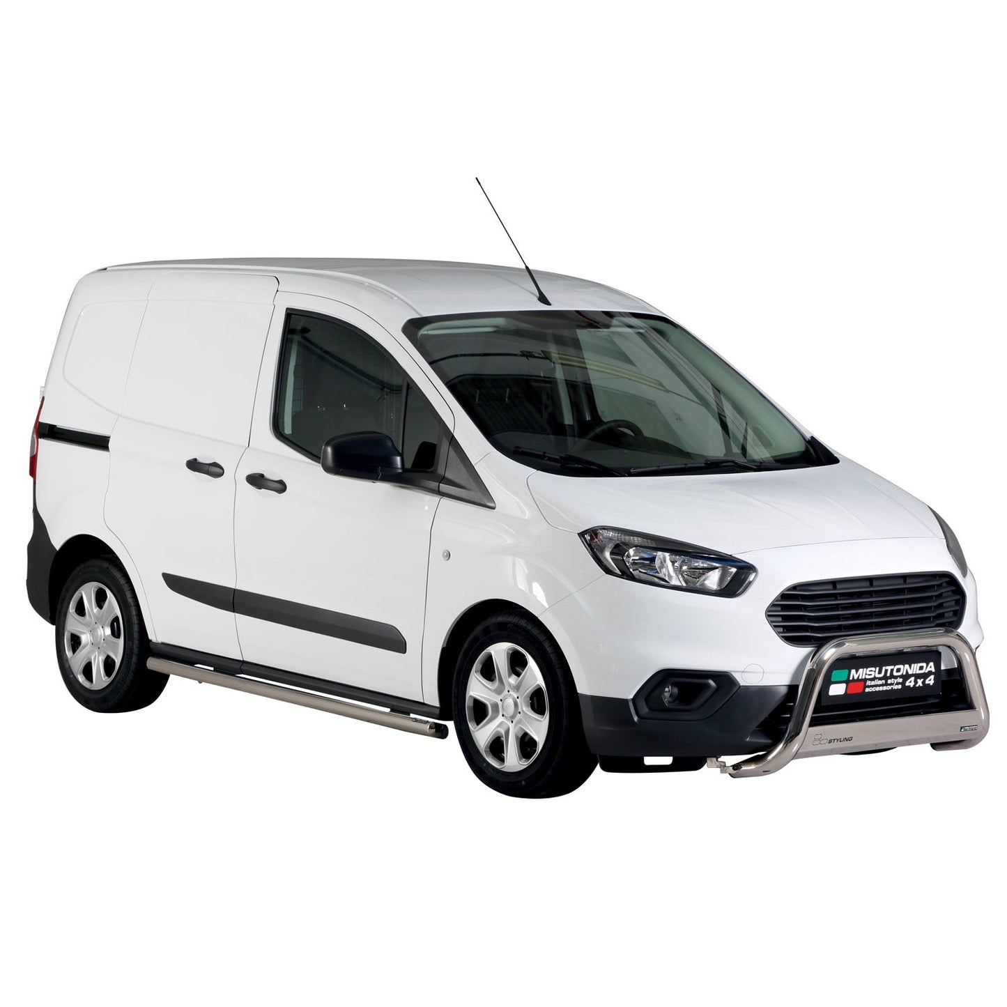 Frontbügel Frontschutzbügel für Ford Transit Courirer 2018-2021 Grau Ø 63 mm