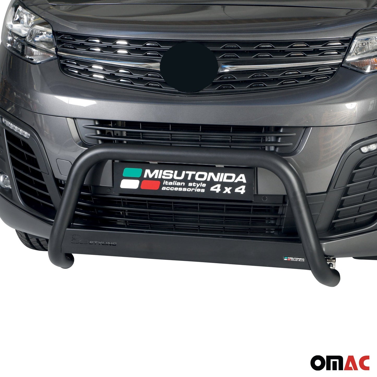 Bară de protecție/buton față pentru Opel Zafira Life 2020-2025, ø63mm, oțel, negru