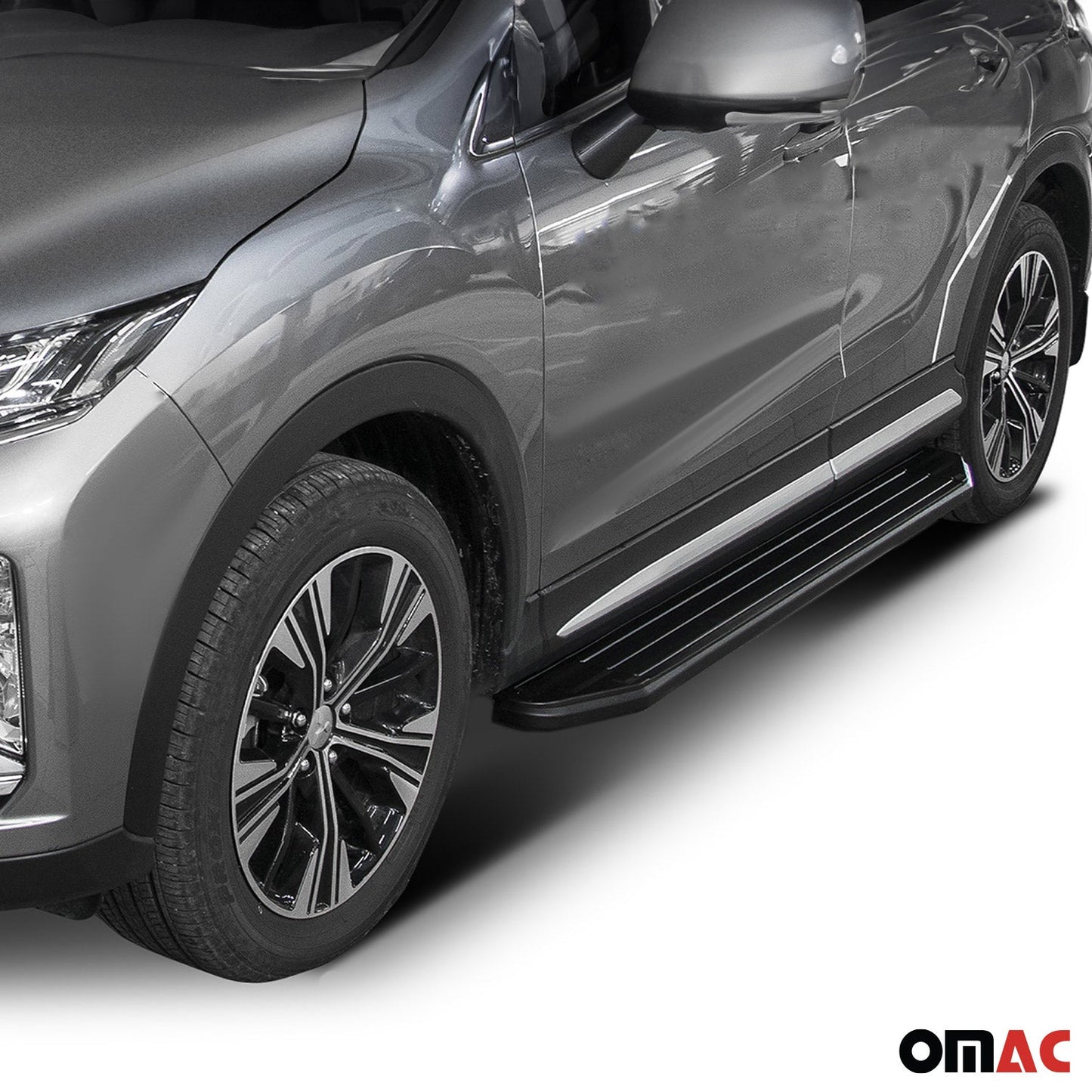 Trittbretter Seitenschweller für Mitsubishi Eclipse Cross 2018-2024 ABE Alu