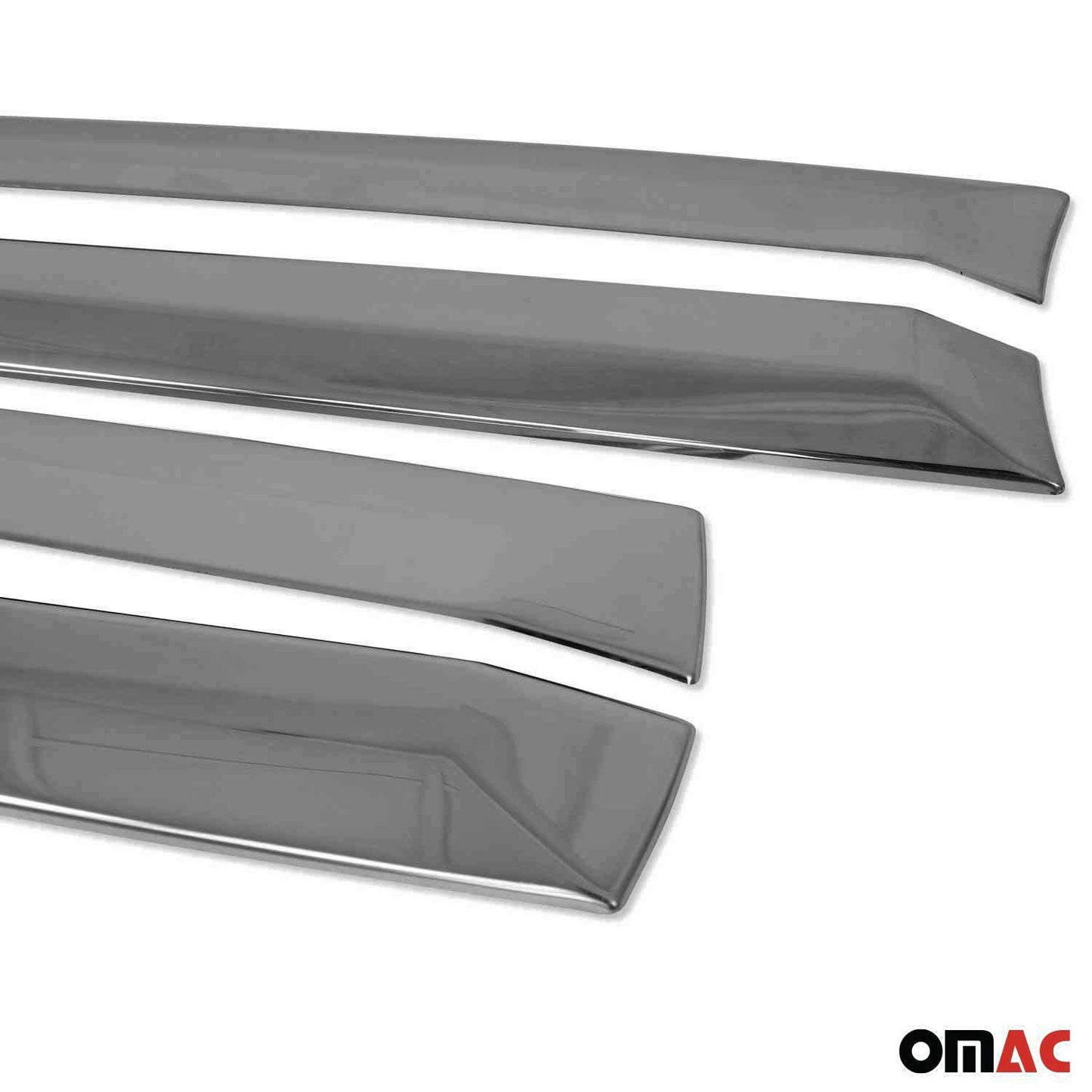 Seitentürleiste Türschutzleiste für Peugeot 2008 2019-2025 Chrom Stahl Dunkel 4x