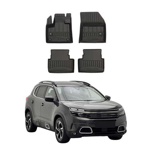 2018-2025 Citroen C5 Aircross Fußmatten TPE Schwarz 4 tlg