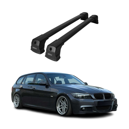 Dachträger Grundtäger für BMW 4er F36 Gran Coupe 2014-2020 75kg Alu Schwarz 2x