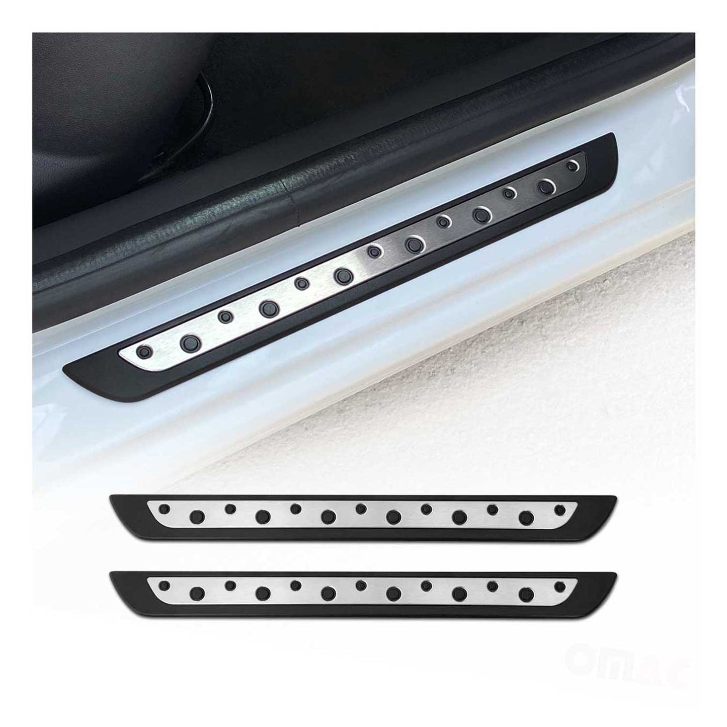 Einstiegsleisten Türschweller für Peugeot 301 2012-2025 Chrom Kunststoff 2x