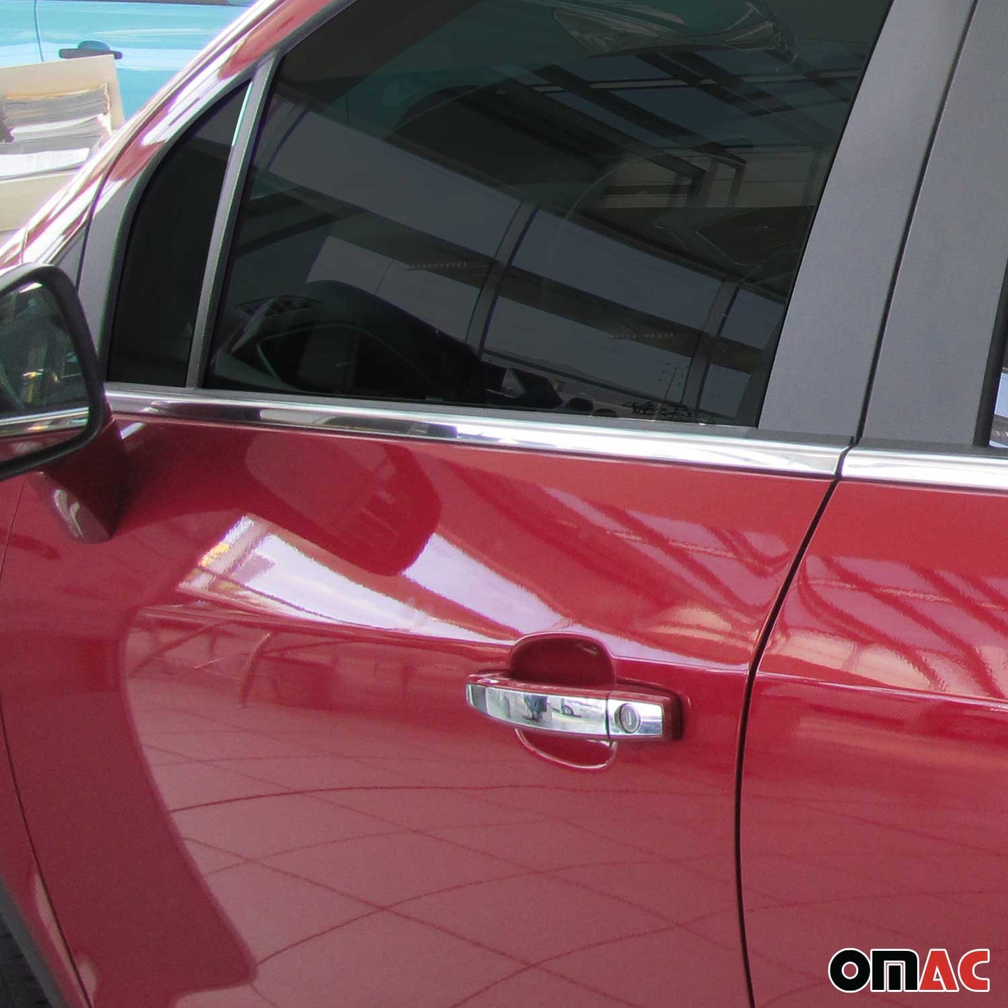 Fensterleisten Zierleisten für Opel Mokka 2012-2016 Edelstahl Chrom 8tlg