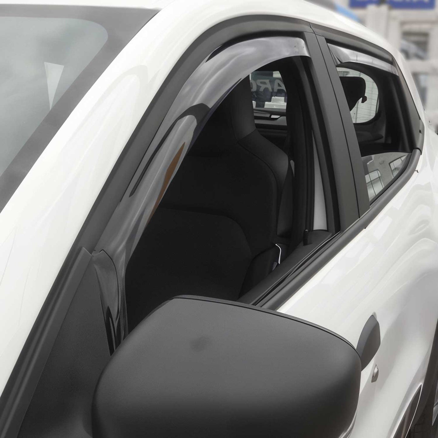 Windabweiser Regenabweiser für Dacia Spring 2021-2025 Dunkel Acryl 4tlg