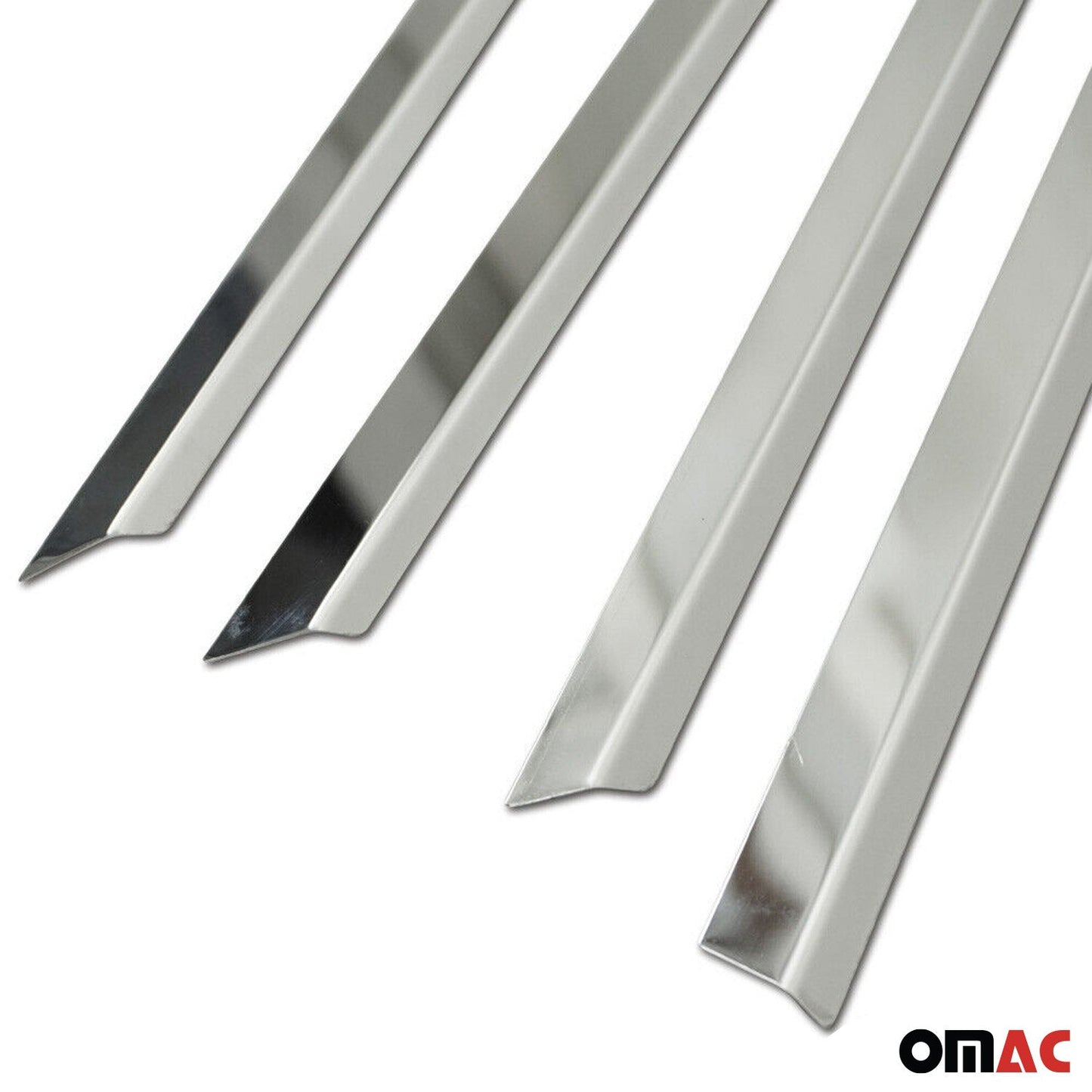 Ornamente laterale uși, benzi uși, bandă de protecție ușă pentru Renault Megane 2002-2009, cromate, 4x