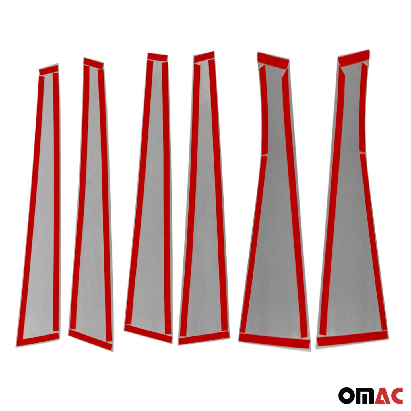 B-Säule Türsäulen Verkleidung für Jeep Grand Cheroke 2011-2020 Edelstahl 6tlg