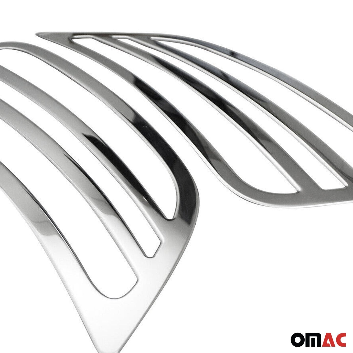 Kühlergrill Leisten Grillleisten für Mercedes Sprinter 2018-2025 Chrom Silber 2x