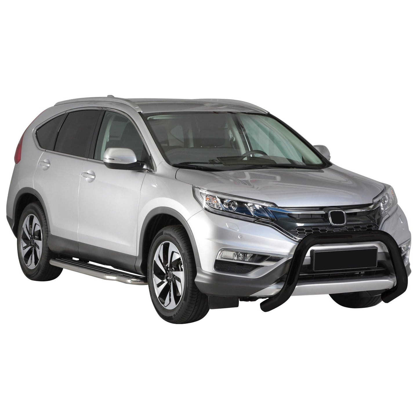 Bară de protecție/buton față pentru Honda CR-V 2016-2018 ø76mm oțel negru protecție