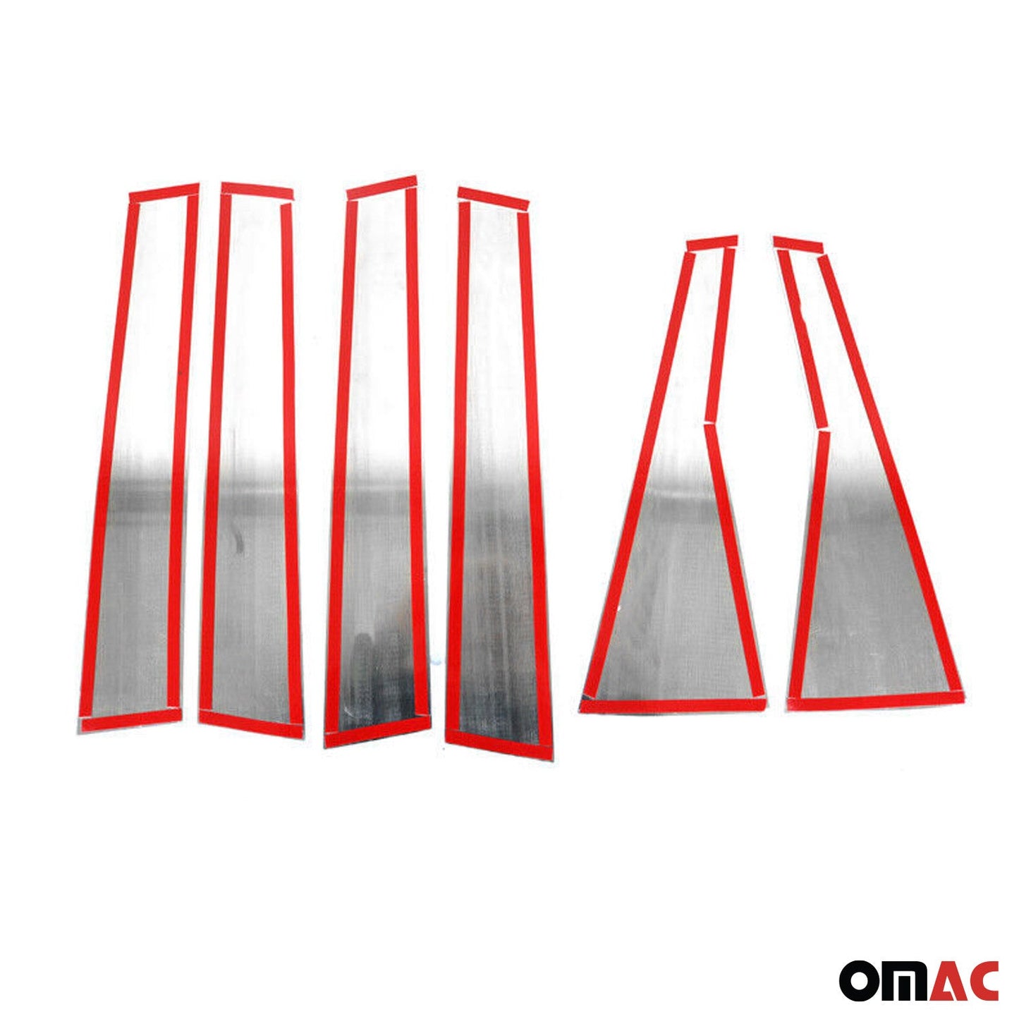 B-Säule Türsäulen Verkleidung für Honda CR-V 2018-2025 Edelstahl Dunkel 6tlg