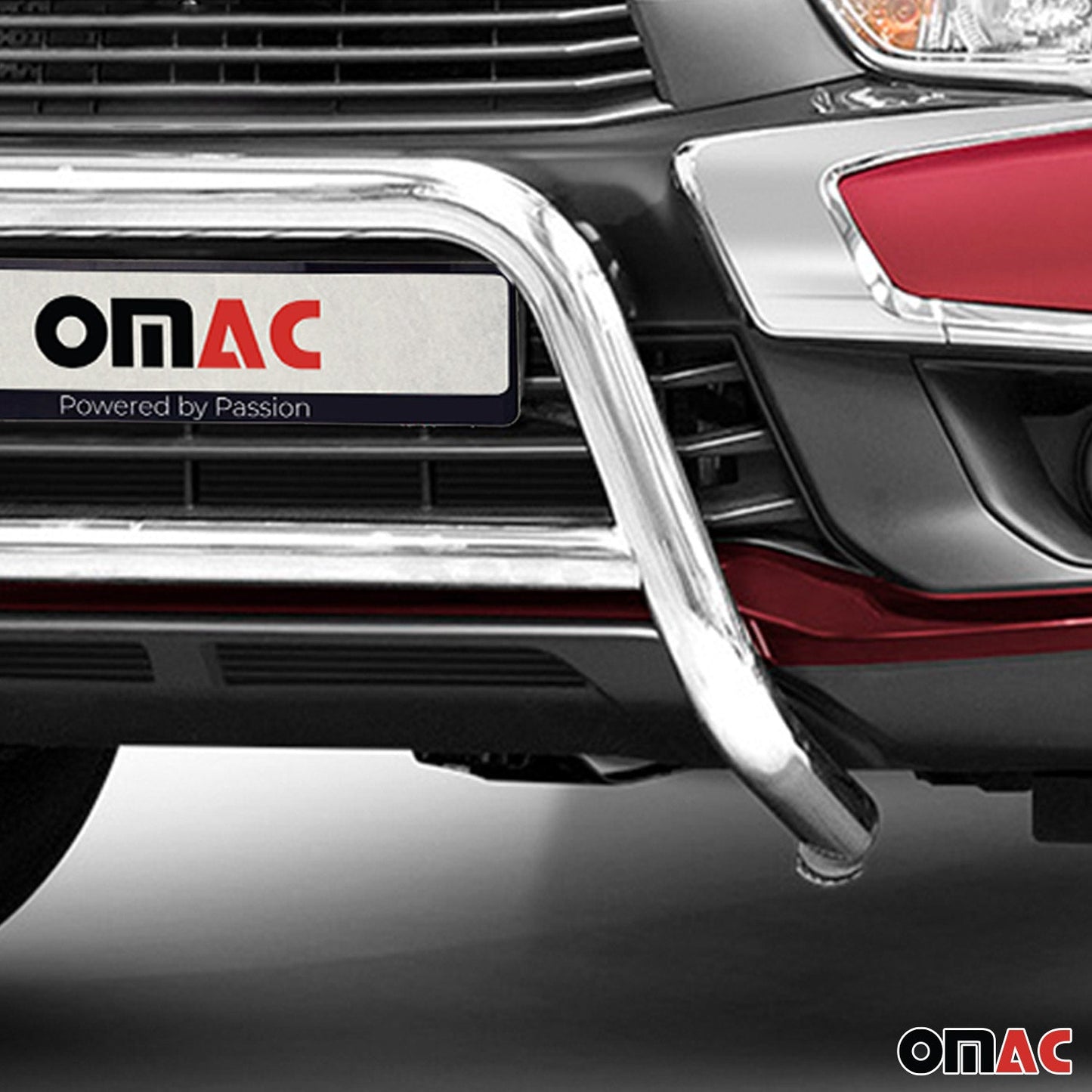 Bară de protecție față pentru Mitsubishi ASX 2017-2022, omologată ABE, oțel, argintiu, protecție împotriva impactului