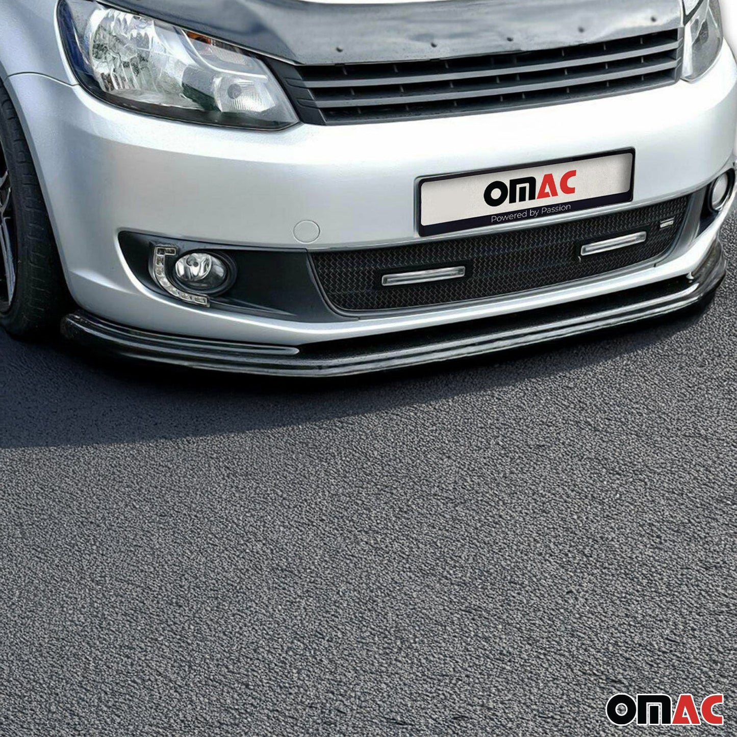 Frontspoiler Lippe Stoßstange Splitter für VW Caddy 2010-2015 ABS Schwarz 1tlg