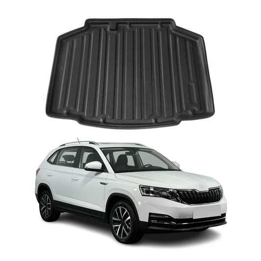 Kofferraumwanne Laderaumwanne für Skoda Kamiq 2020-2025 Gummi TPE Schwarz