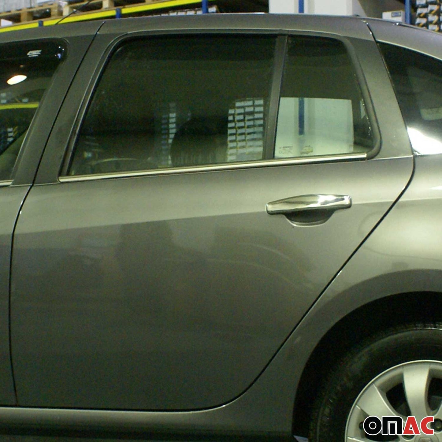 Benzi decorative pentru geamuri Renault Thalia 2008-2013, oțel inoxidabil cromat, 4 bucăți