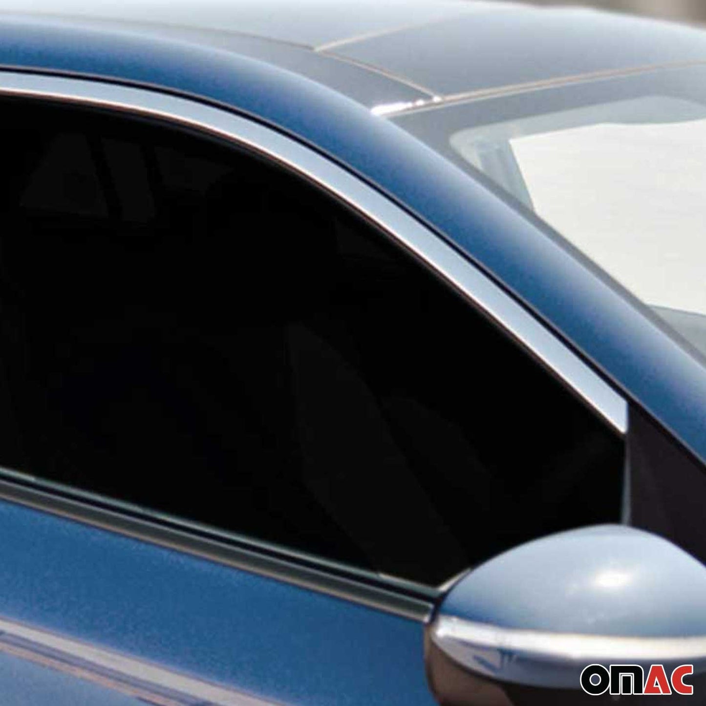 Benzi decorative pentru geamuri pentru Hyundai i20 2014-2020, hatchback superior, cromate, set 4 piese