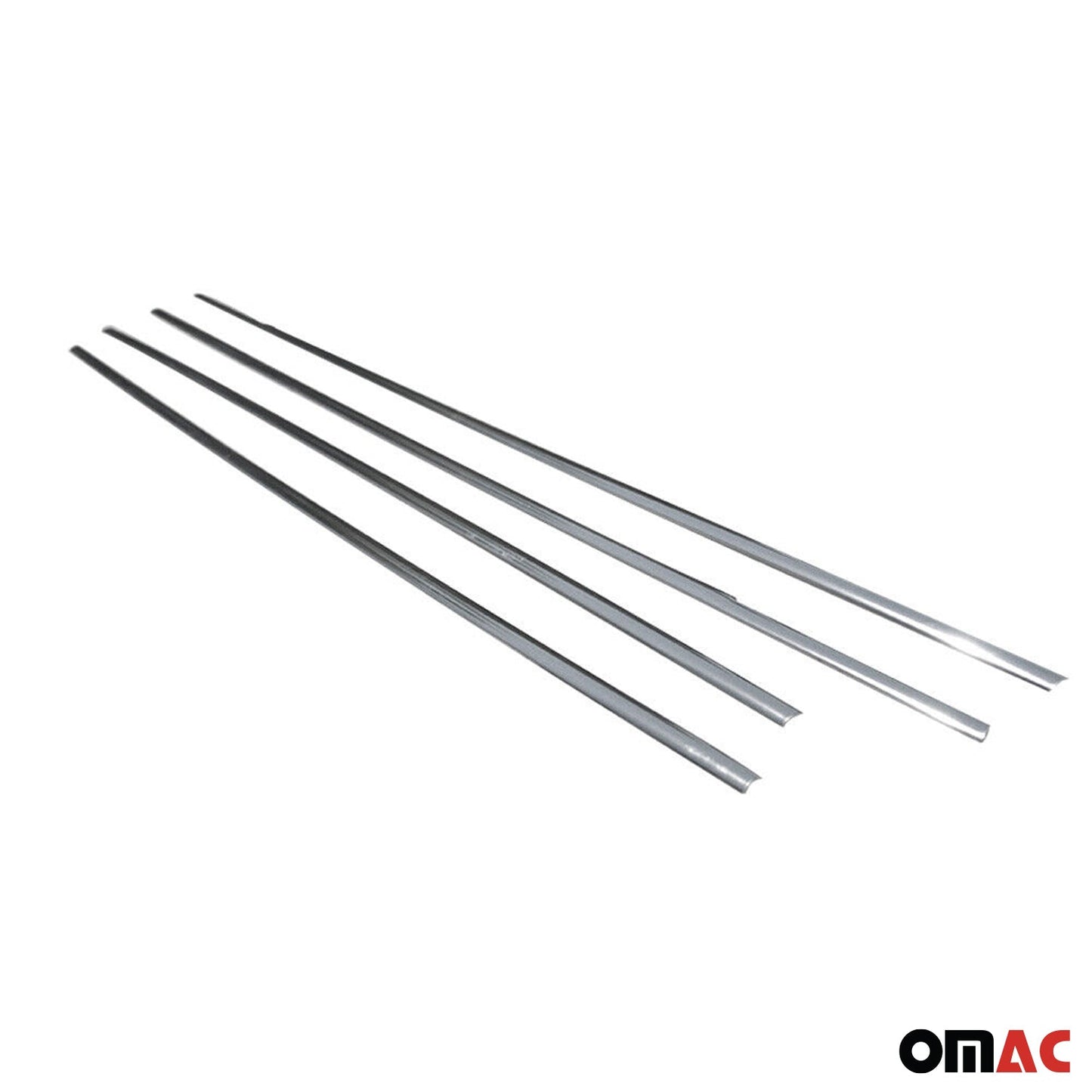 Benzi decorative pentru geamuri pentru VW Golf 2003-2008, oțel inoxidabil cromat, 4 bucăți