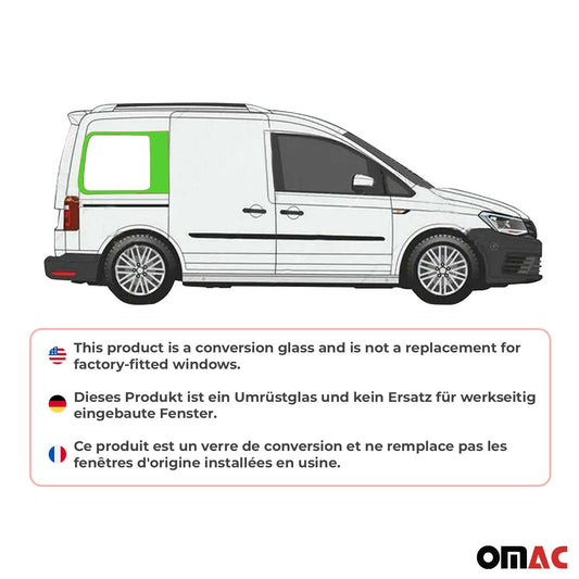Seitenfenster Auto Fenster für VW Caddy 2003-2020 Seitenscheibe Rechts L1
