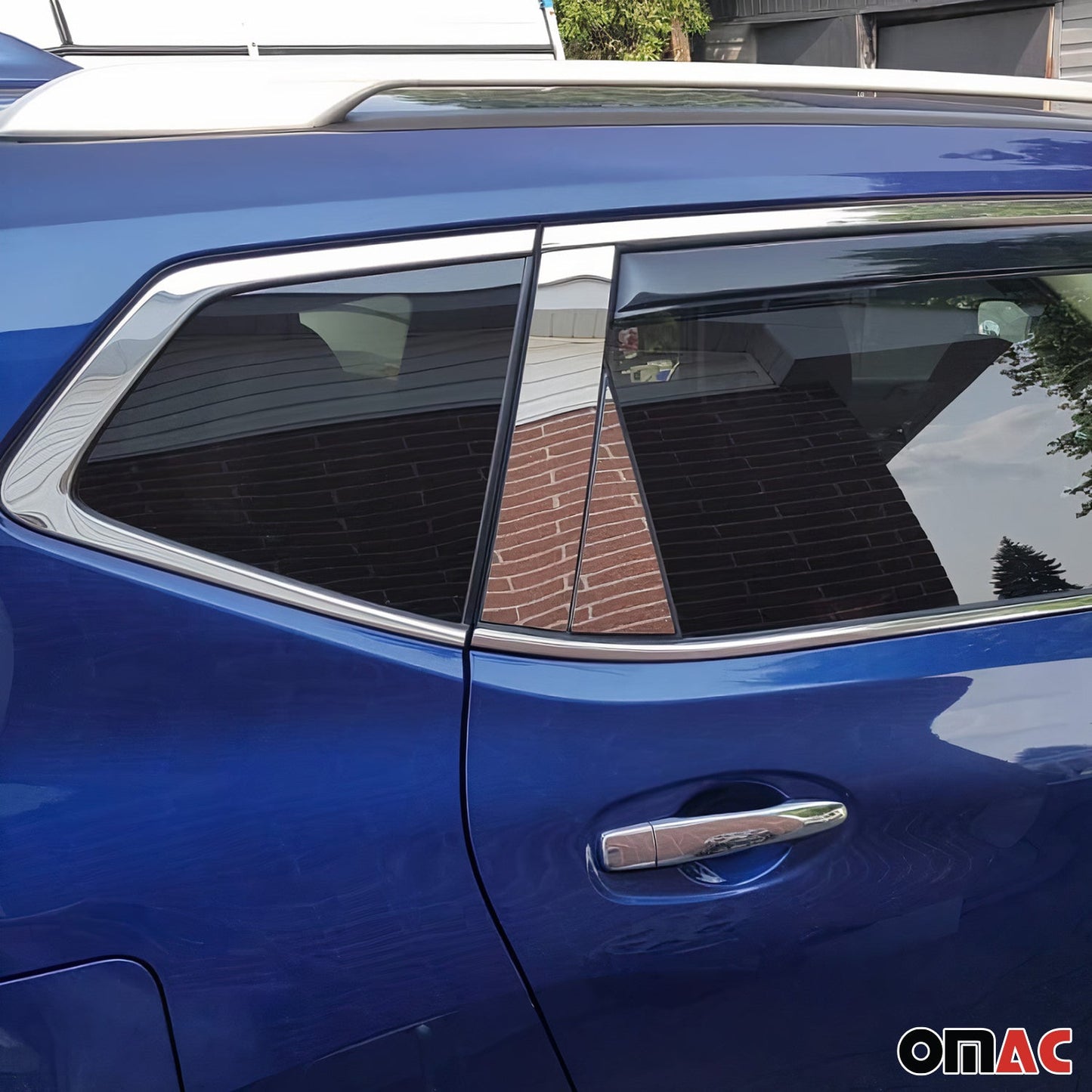 B-Säule Türsäulen Verkleidung für Nissan X-Trail 2016-2025 Edelstahl Silber 8tlg