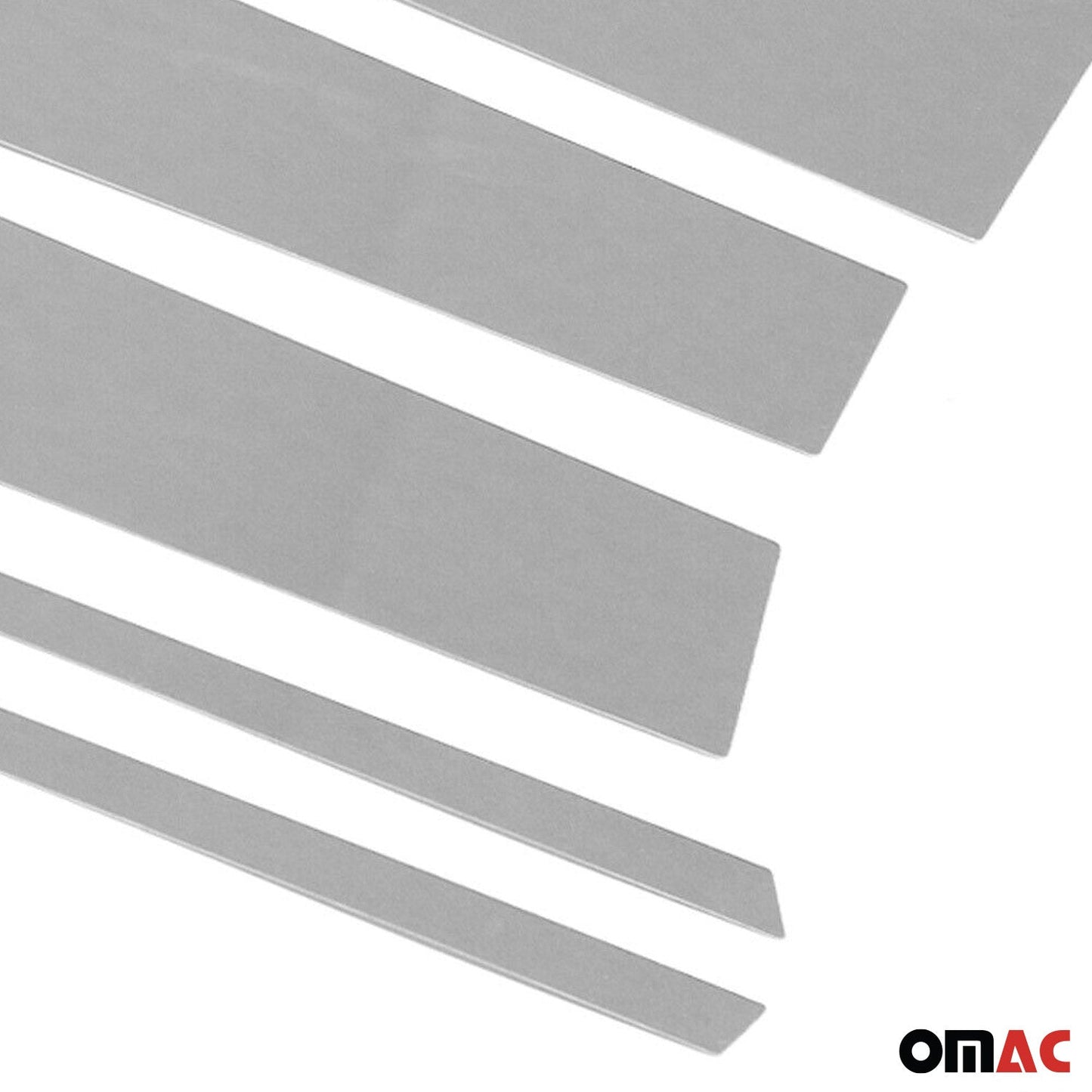 B-Säule Türsäulen Verkleidung für Hyundai i10 2020-2025 Edelstahl Silber 8tlg