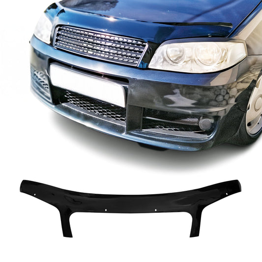 Motorhaube Deflektor Insekten Steinschlagschutz für Fiat Punto 2003-2010 Dunkel