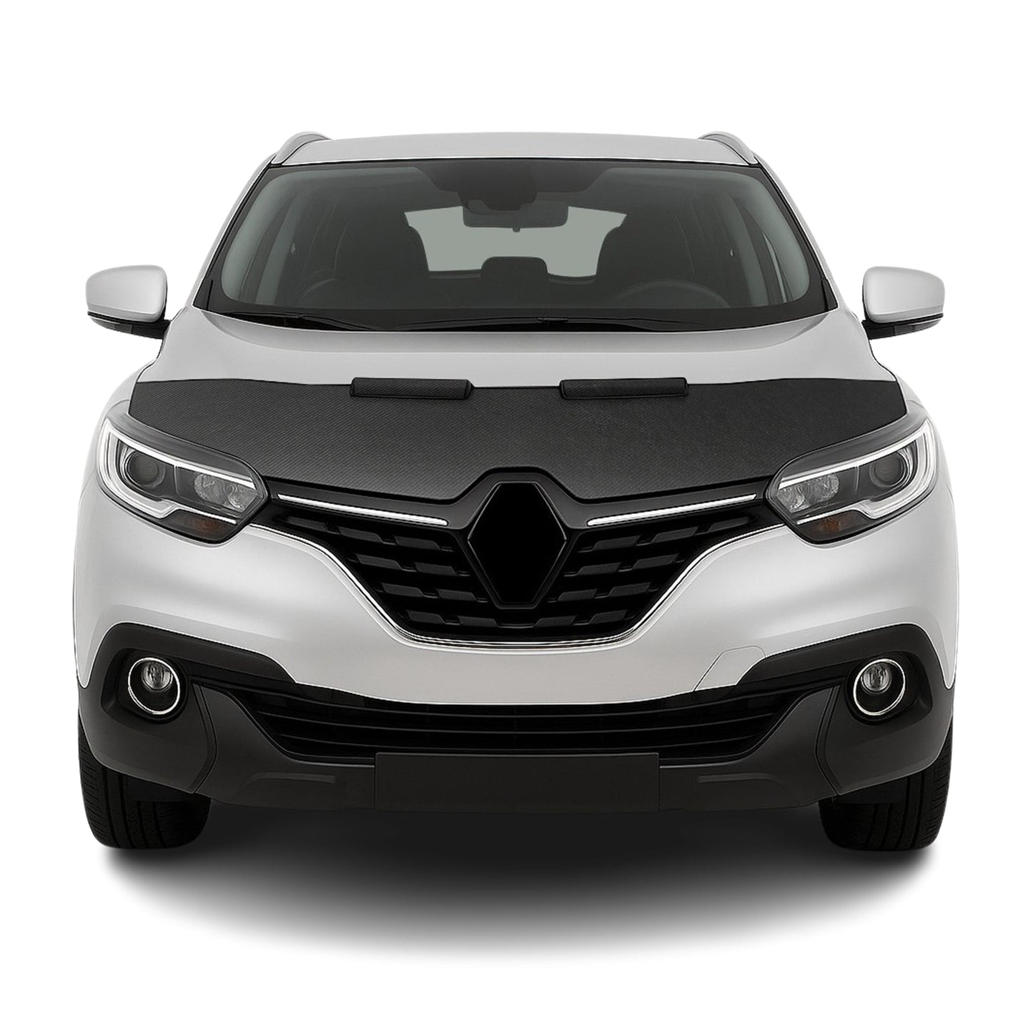 Haubenbra Steinschlagschutz Bonnet Bra für Renault Kadjar 2015-2025 Carbon Halb