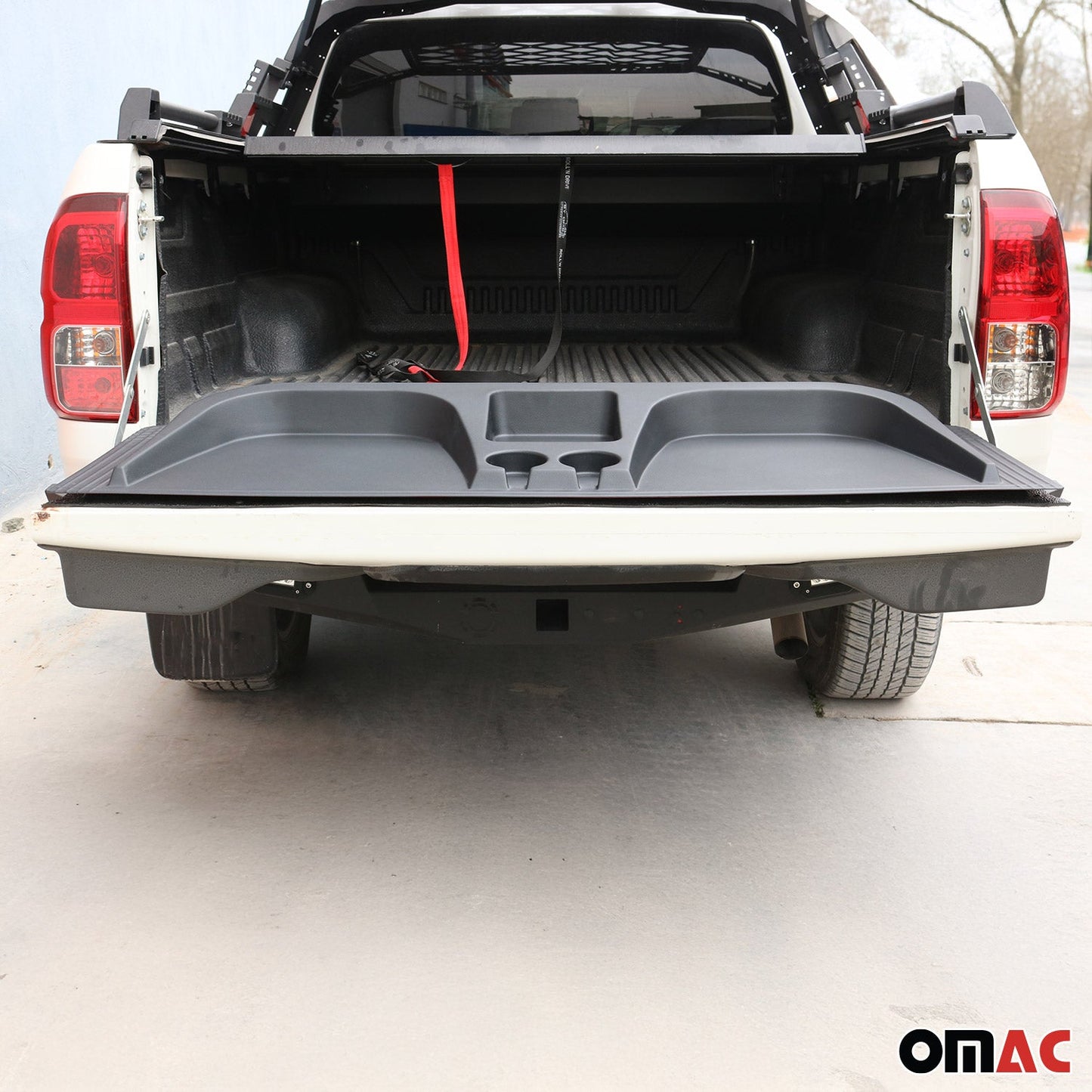 Universal Truck pickup Heckklappensitz Sitzbank mit Getränkehalter Camping