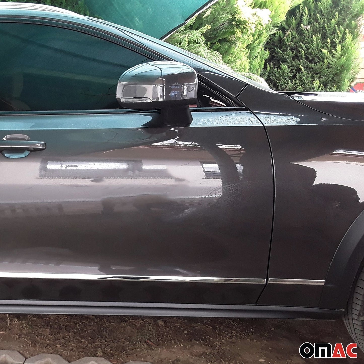 Seitentürleiste Türleisten Türschutzleiste für Volvo V90 2016-2025 Edelstahl 6x