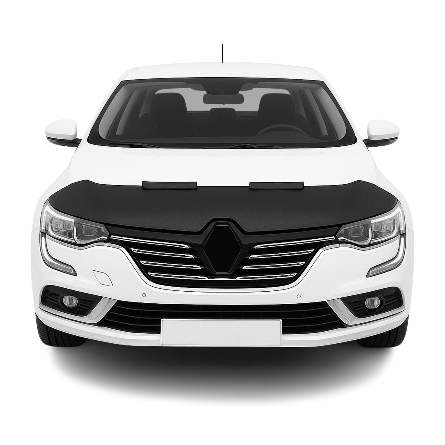 Haubenbra Steinschlagschutz für Renault Talisman 2016-2025 Schwarz Halb