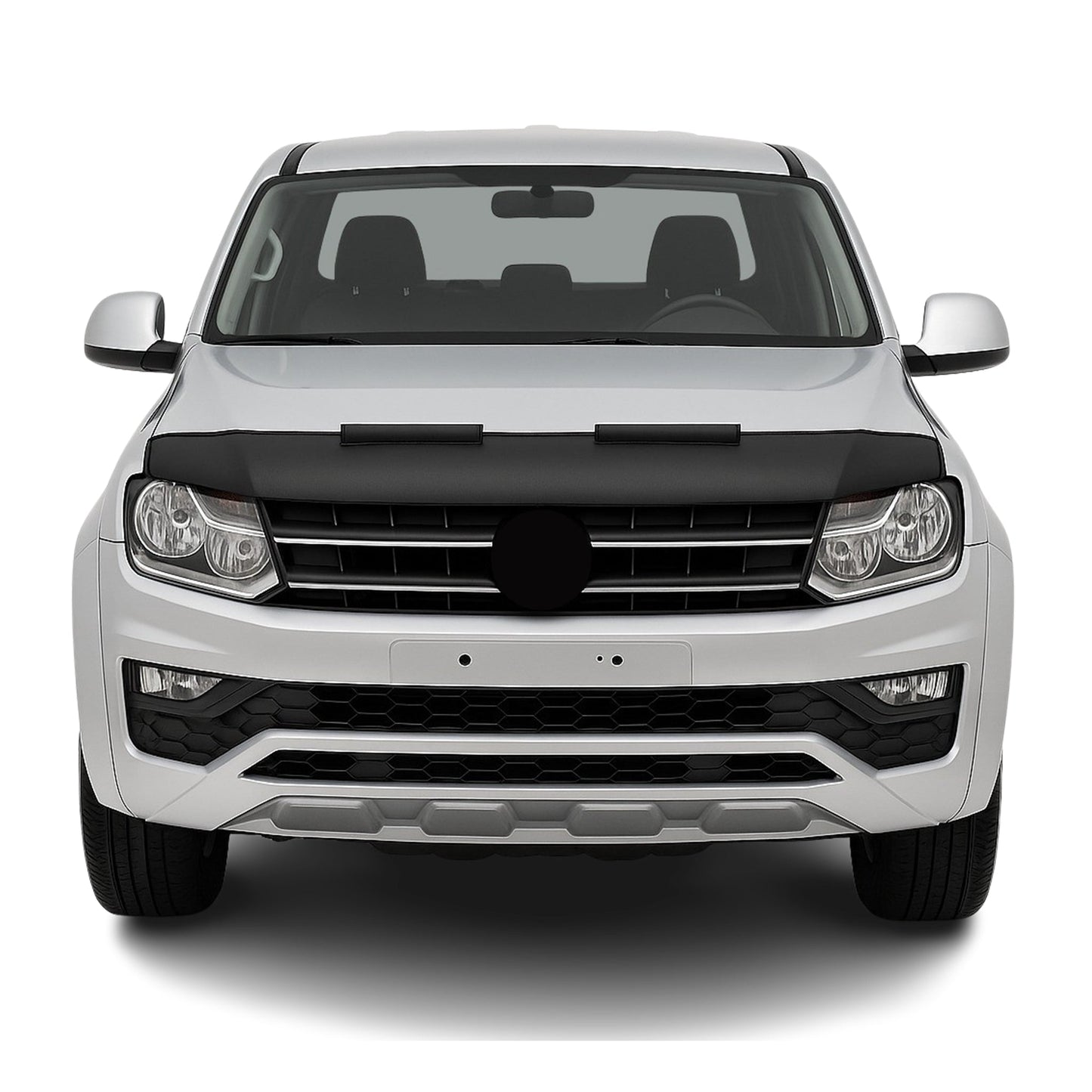 Protecție capotă anti-ciobituri pentru VW Amarok 2010-2021, jumătate neagră