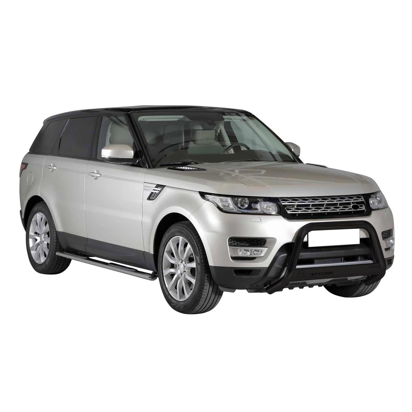 Bară de protecție/buton față pentru Range Rover Sport 2014-2017, ø63mm, oțel, negru