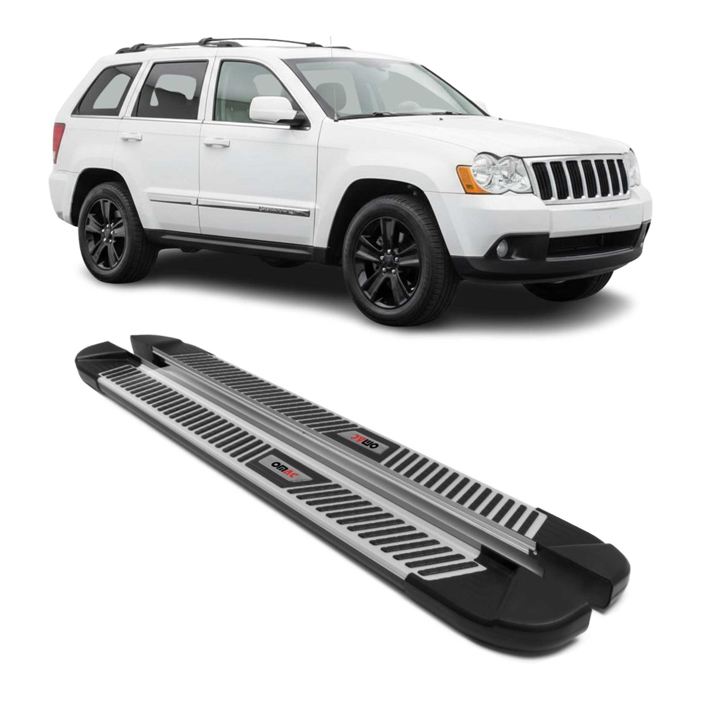 Alu Trittbretter Seitenschweller für Jeep Grand Cherokee 2005-2011 Seitenbretter