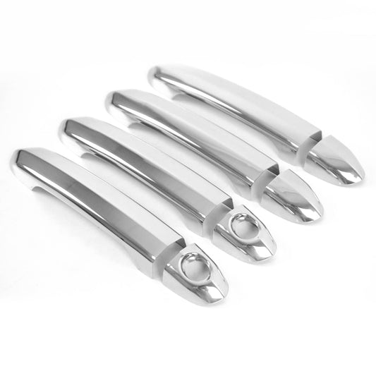 Nakładki na klamki drzwi, zaślepki na klamki drzwi do Opla Zafiry Life 2019-2025 4-drzwiowego ze stali nierdzewnej 8x