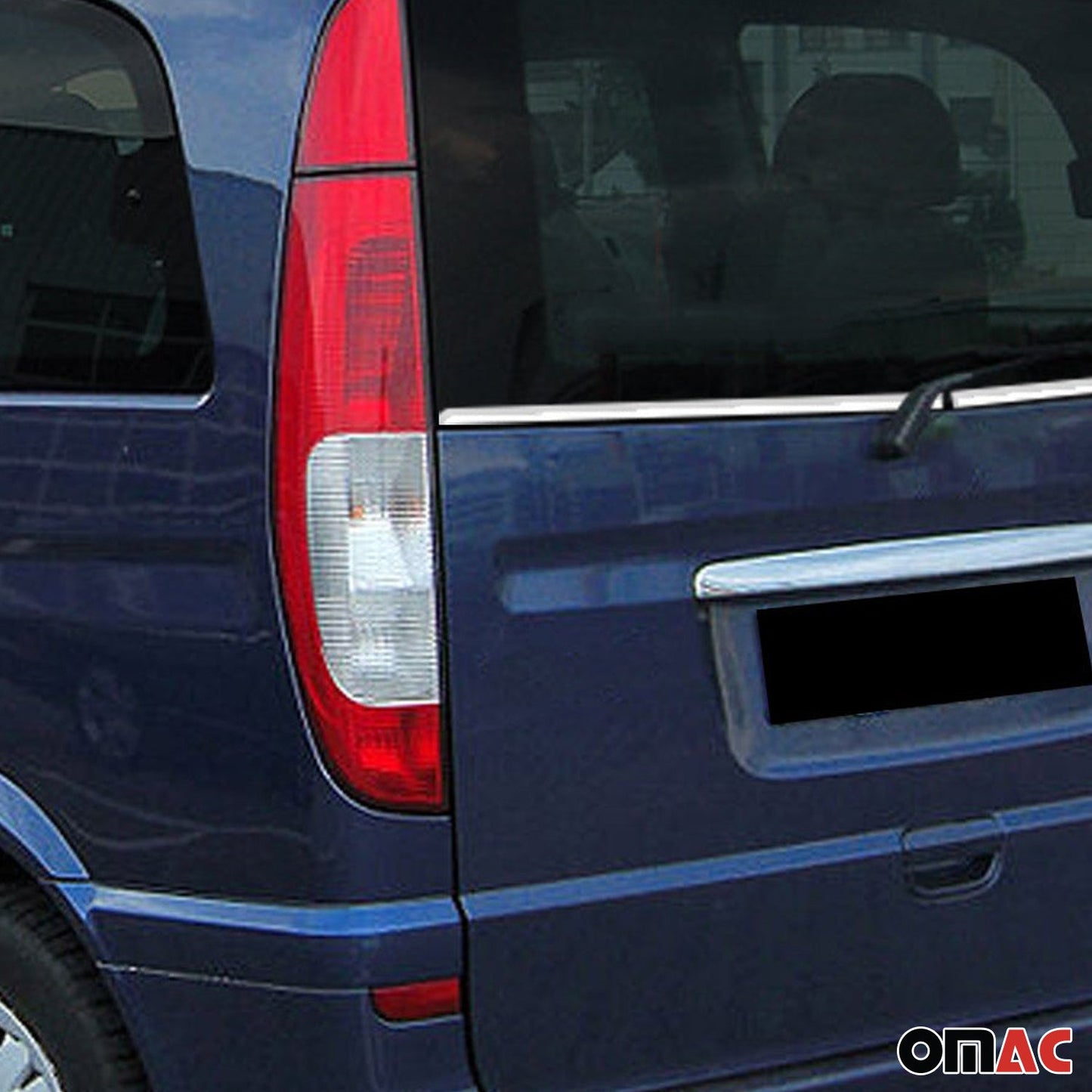 Fensterleisten Zierleisten für Mercedes Vito W639 2003-2014 Hinten Chrom 2x