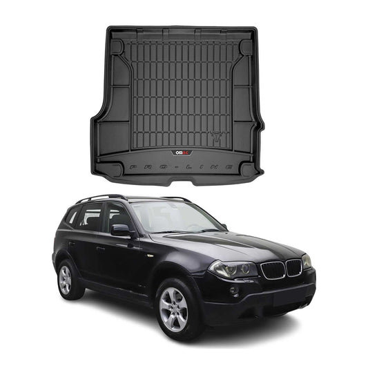OMAC Gummi Kofferraumwanne für BMW X3 E83 2003-2010 TPE Laderaumwanne Schwarz