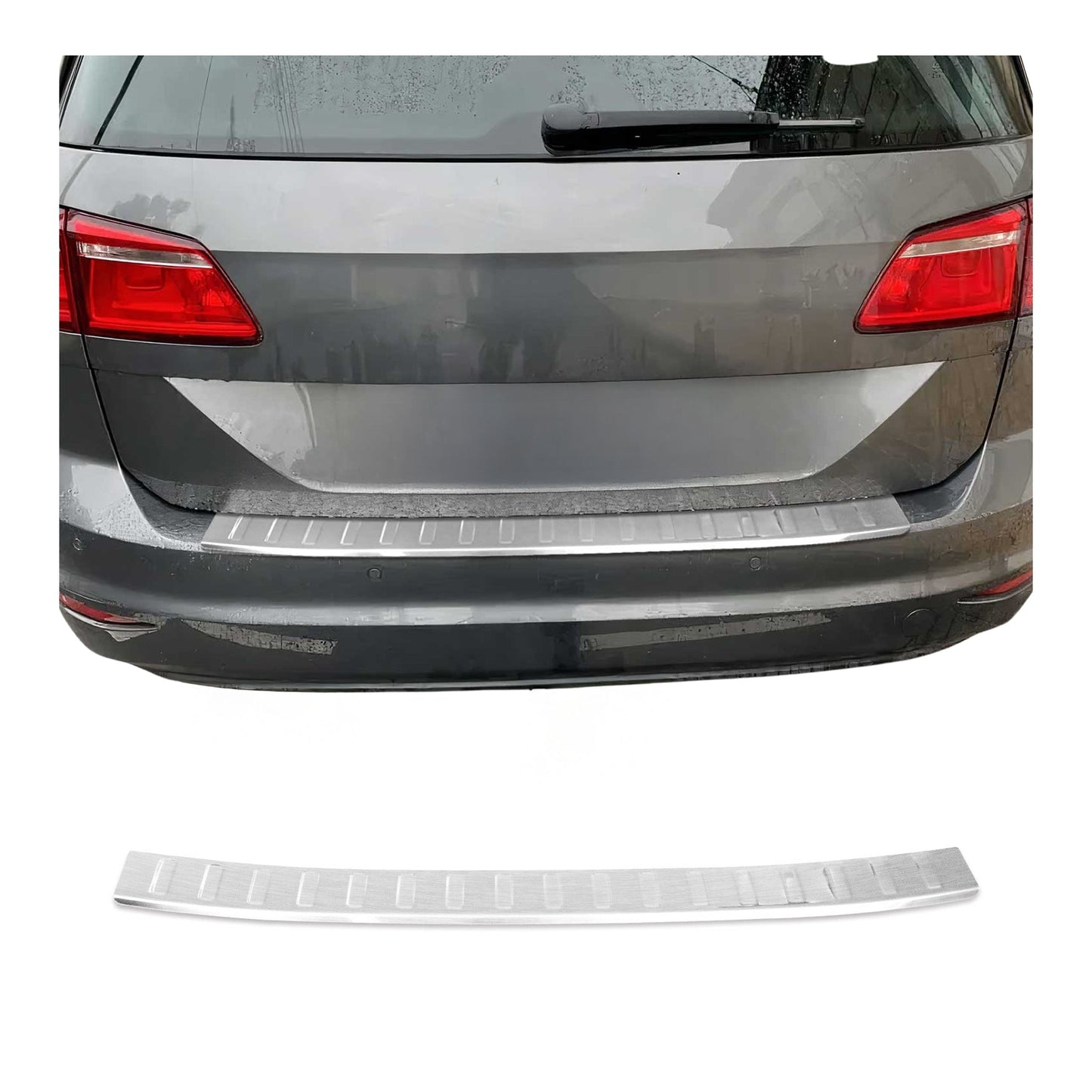 Ladekantenschutz Stoßstange für VW Golf VII Sportsvan 2014-2020 Chrom Gebürstet