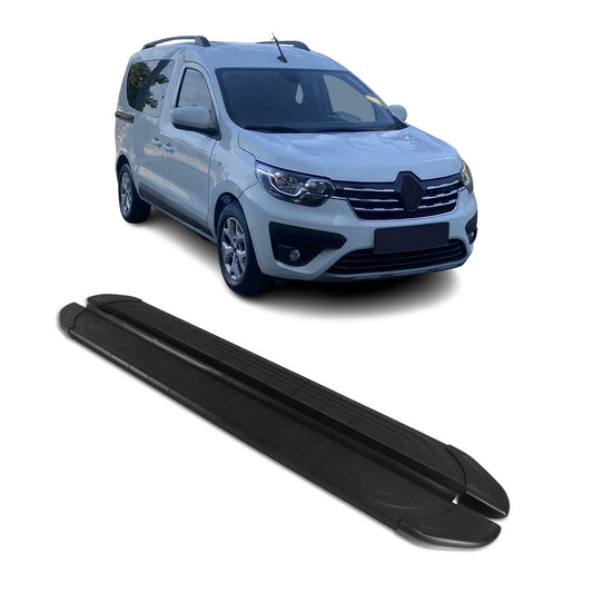 Trittbretter Seitenschweller für Renault Express 2021-2025 Aluminium Schwarz 2x