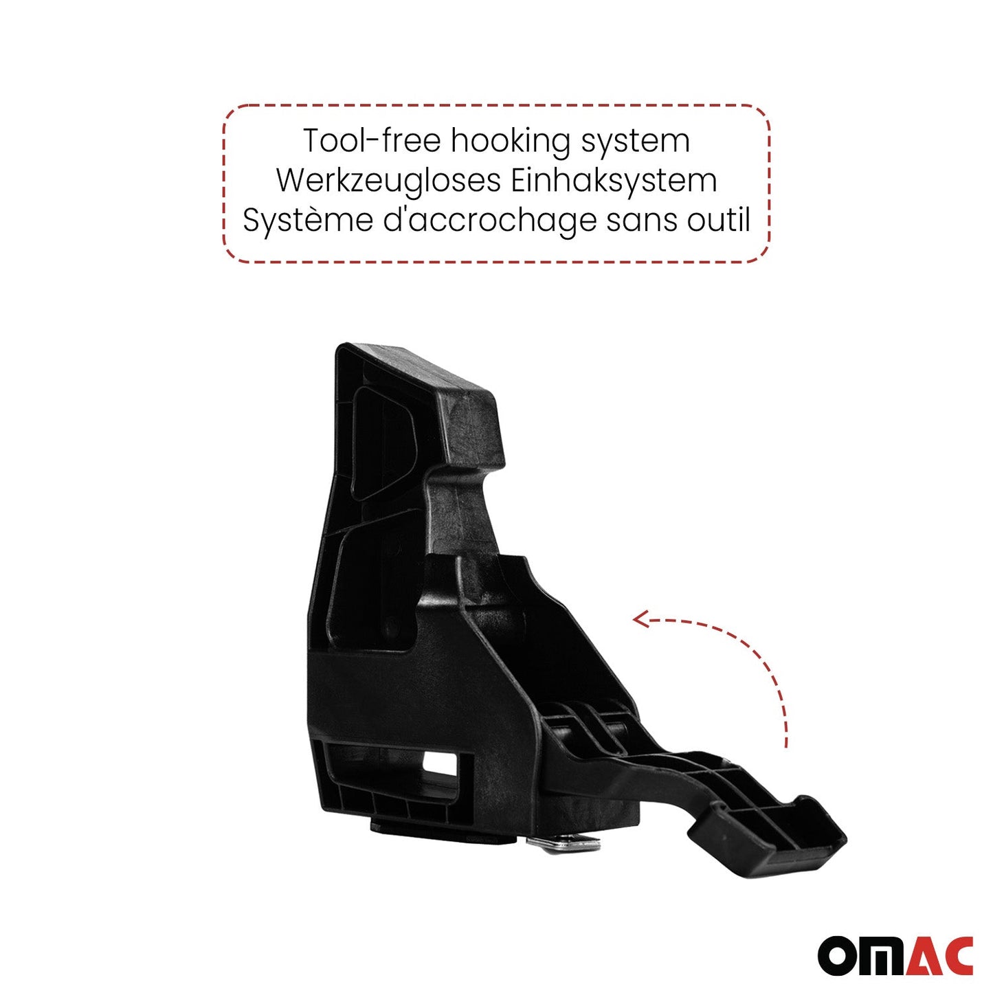 Ladungsbegrenzer Lastanschläge Load Stopper für Dachträger Einstellbar 4tlg