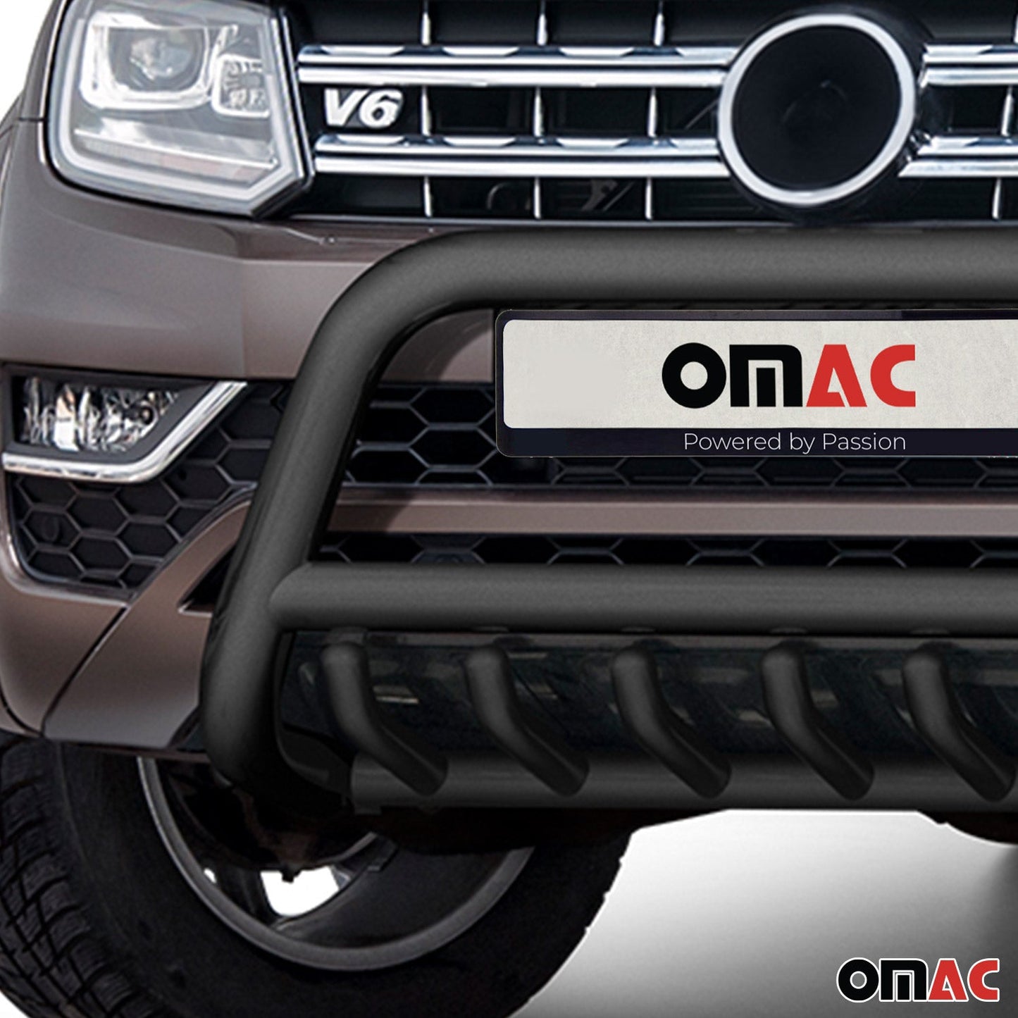 Bară de protecție față pentru VW Amarok 2016-2021 cu ABE (omologare de tip germană) Negru oțel