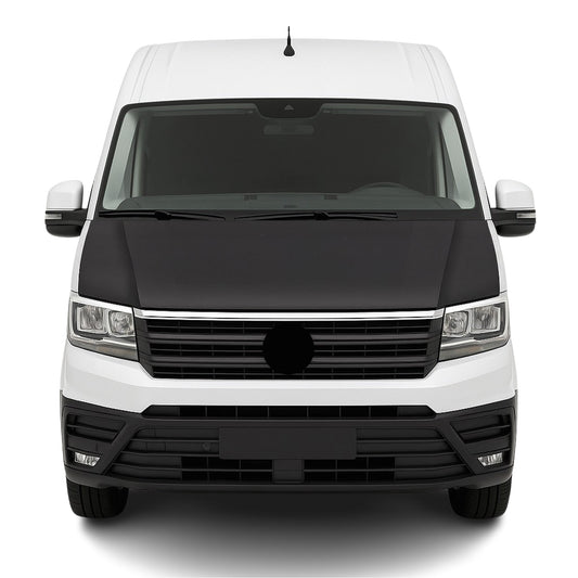 Protecție capotă anti-ciobituri pentru VW Crafter 2017-2025, culoare neagră, 1 buc.